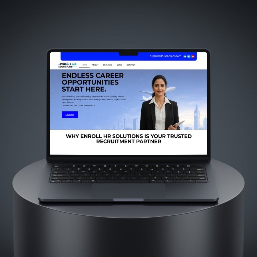 Enroll HR Solutions recruitment website