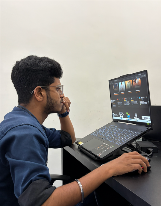 Jishnu Byju, digital marketer in Trivandrum, portrait