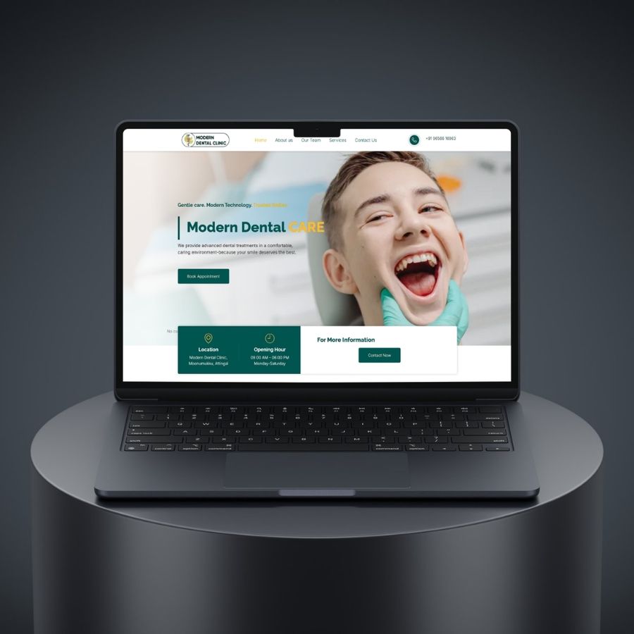 Modern Dentalent – Dental Clinic Website
